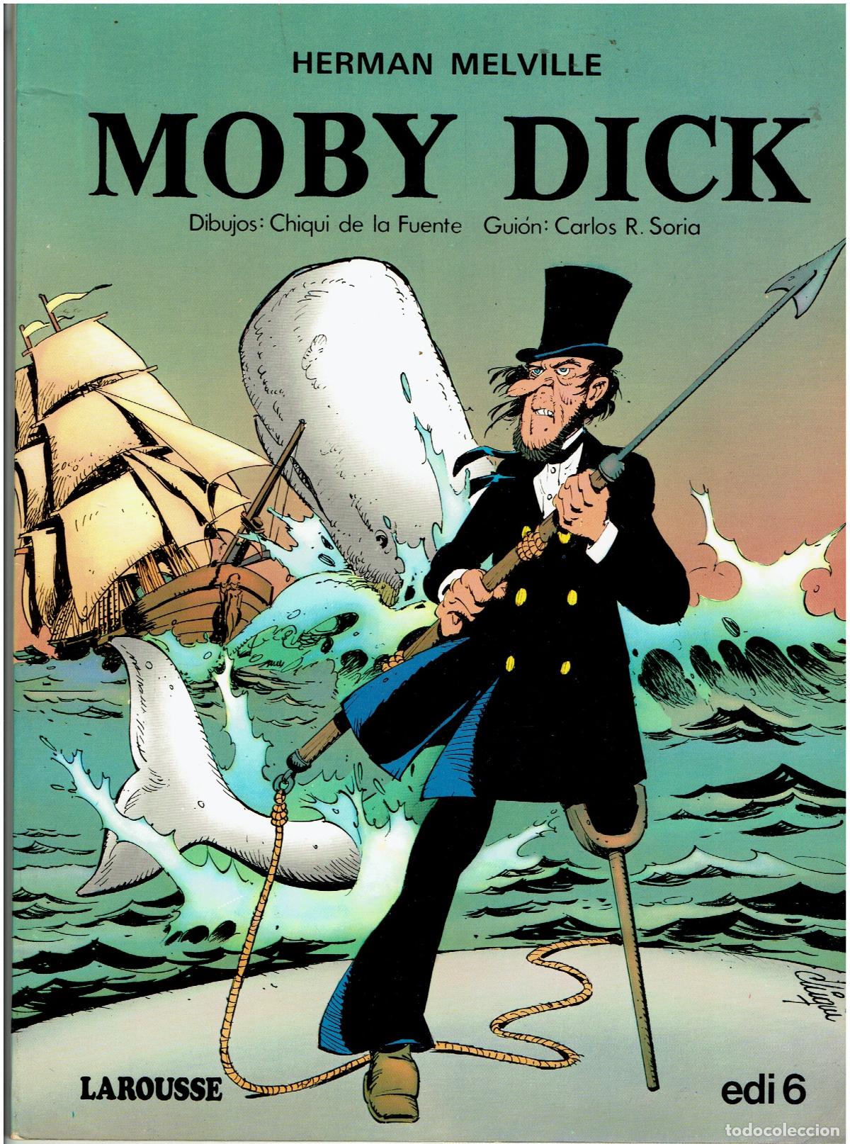 C&oacute;mics: COMIC MOBY DICK TAPA BLANDA LAROUSSE CHIQUI DE LA FUENTE - Foto 1
