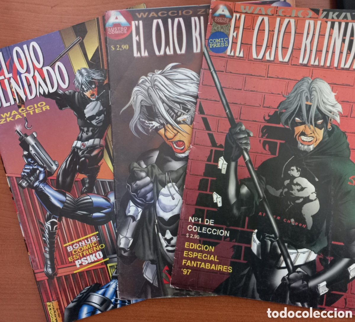 C&oacute;mics: El ojo blindado 1 al 3 -Waccio Zkatter - Foto 1