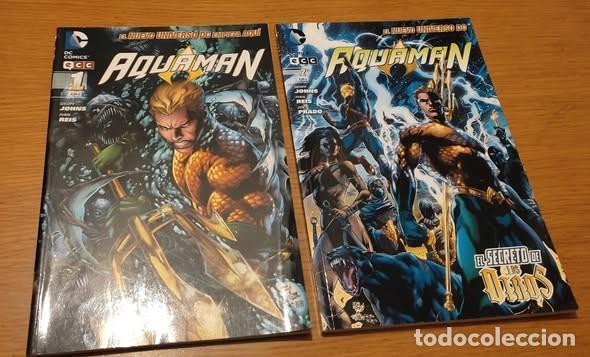 C&oacute;mics: AQUAMAN 1 y 2 - GEOFF JOHNS ecc dc comics - Foto 1