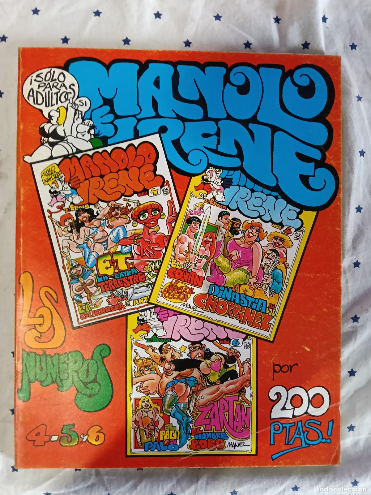 C&oacute;mics: MANOLO E IRENE LOS NUMEROS 4,5 Y 6 - Foto 1