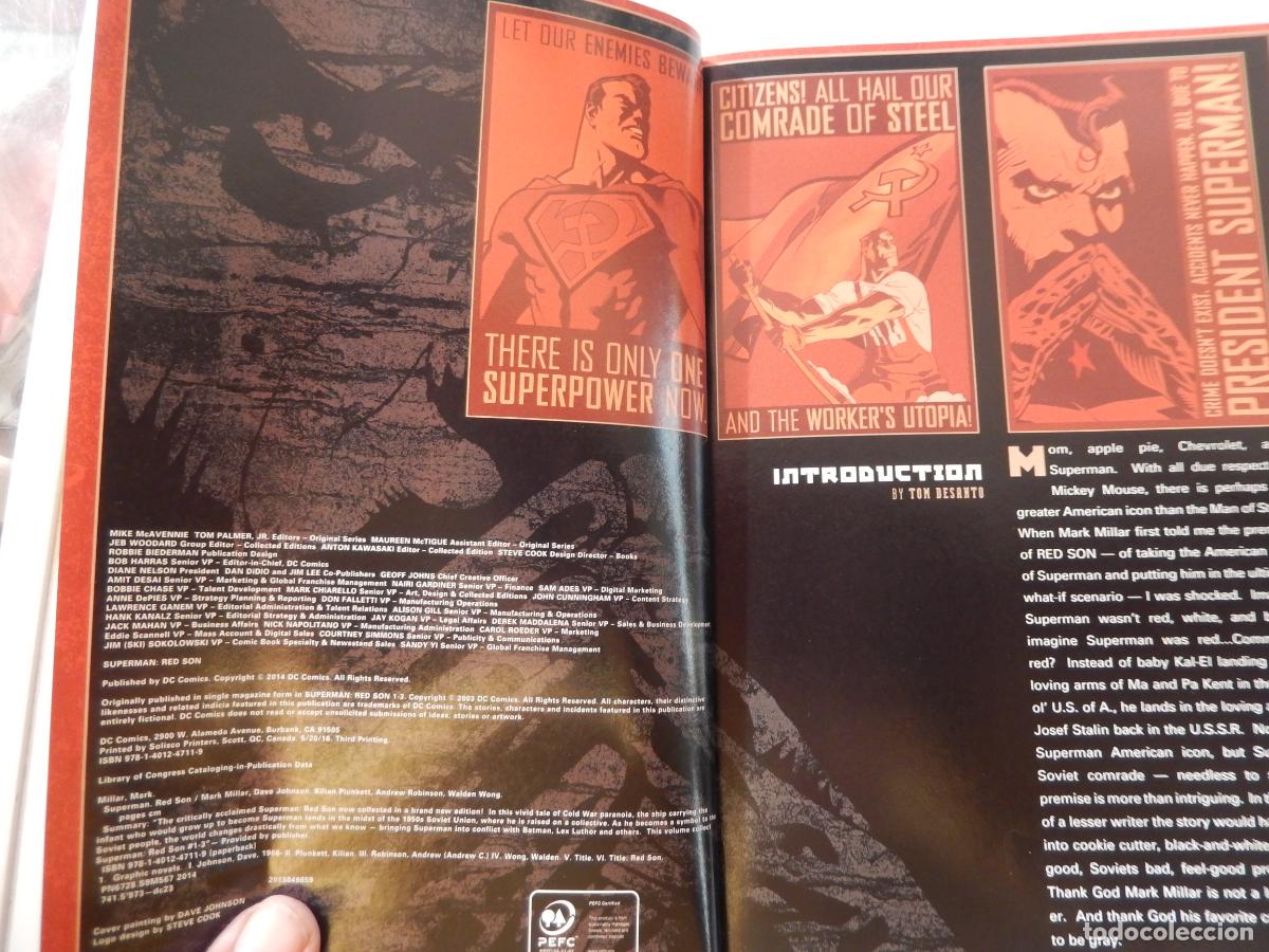 C&oacute;mics: SUPERMAN RED SON - MILLAR/JOHNSON/PLUNKETT - DC COMICS 2003. - Foto 2