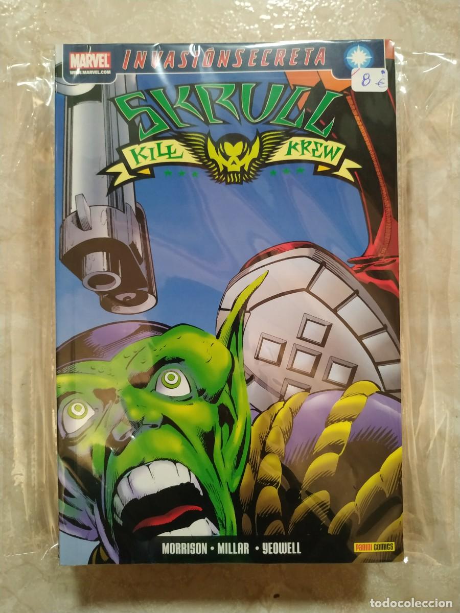 C&oacute;mics: COMIC SKRULL KILL KREW INVASION SECRETA COMICS PANINI MARVEL - Foto 1