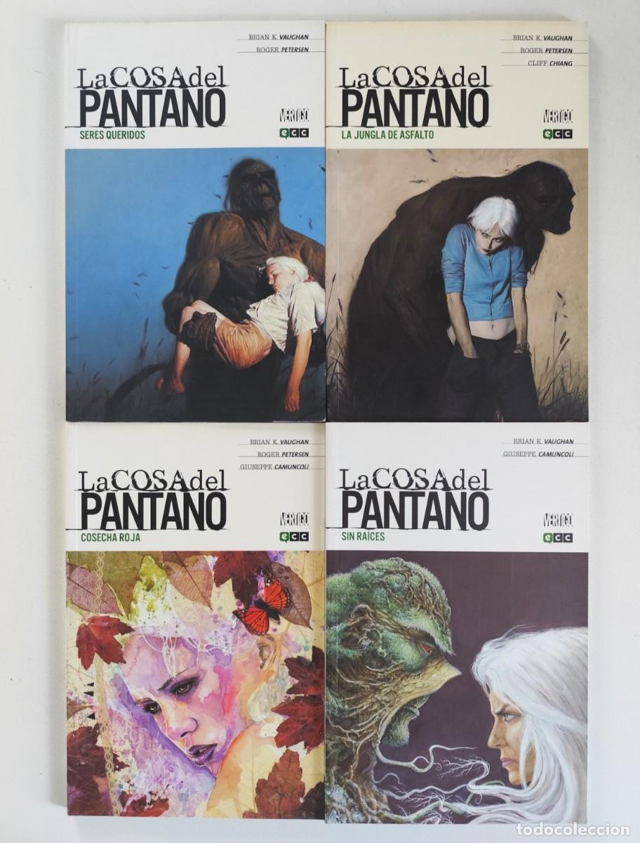 C&oacute;mics: LA COSA DEL PANTANO de Brian K. Vaughan COMPLETA 4 TOMOS ~ DC/ECC (1989) - Foto 2