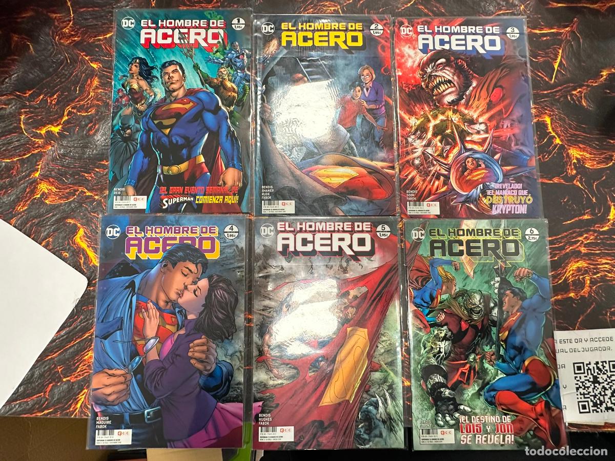 C&oacute;mics: Superman. El hombre de Acero. 1 al 6. Bendis. &iexcl; Completa! - Foto 1