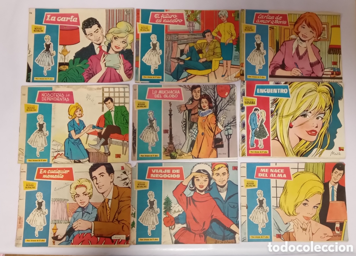 C&oacute;mics: Colecci&oacute;n Rosas Blancas Lote 23 comic ediciones Toray - Foto 2