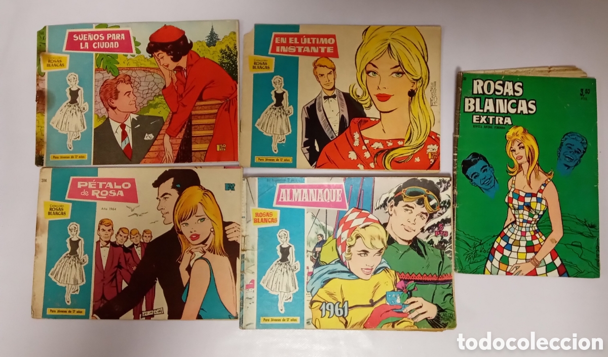 C&oacute;mics: Colecci&oacute;n Rosas Blancas Lote 23 comic ediciones Toray - Foto 4