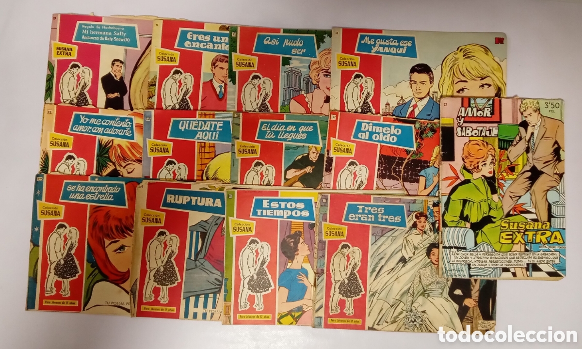 C&oacute;mics: Colecci&oacute;n Susana Lote 13 comic ediciones Toray - Foto 1