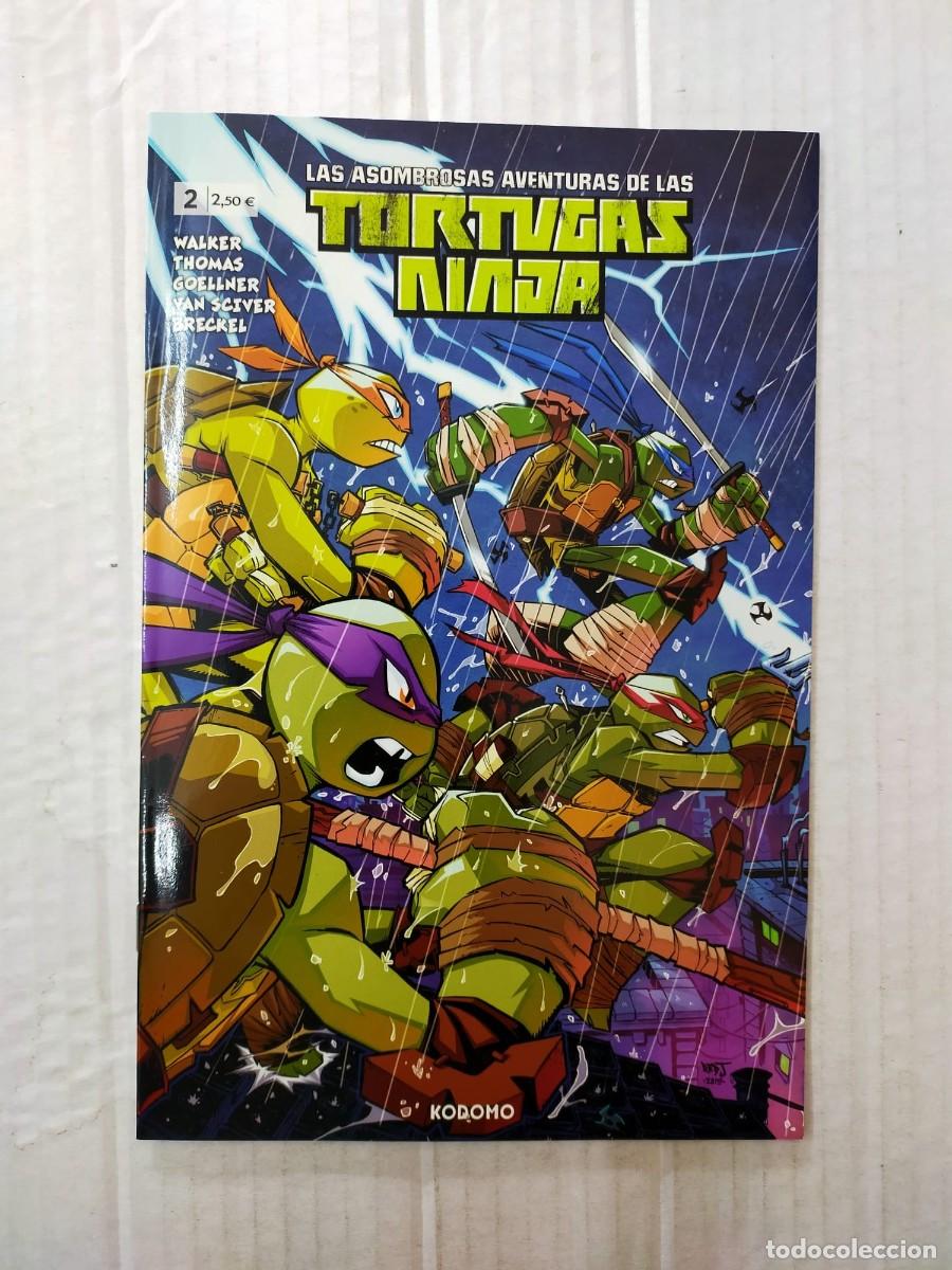 C&oacute;mics: LAS ASOMBROSAS AVENTURAS DE LAS TORTUGAS NINJA n&ordm; 2. ECC - Foto 1
