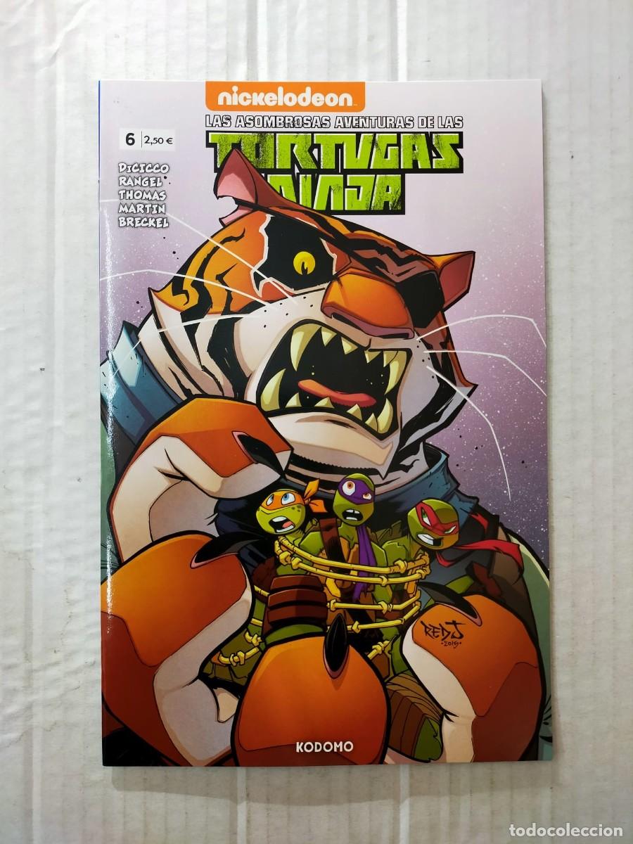 C&oacute;mics: LAS ASOMBROSAS AVENTURAS DE LAS TORTUGAS NINJA n&ordm; 6. ECC - Foto 1