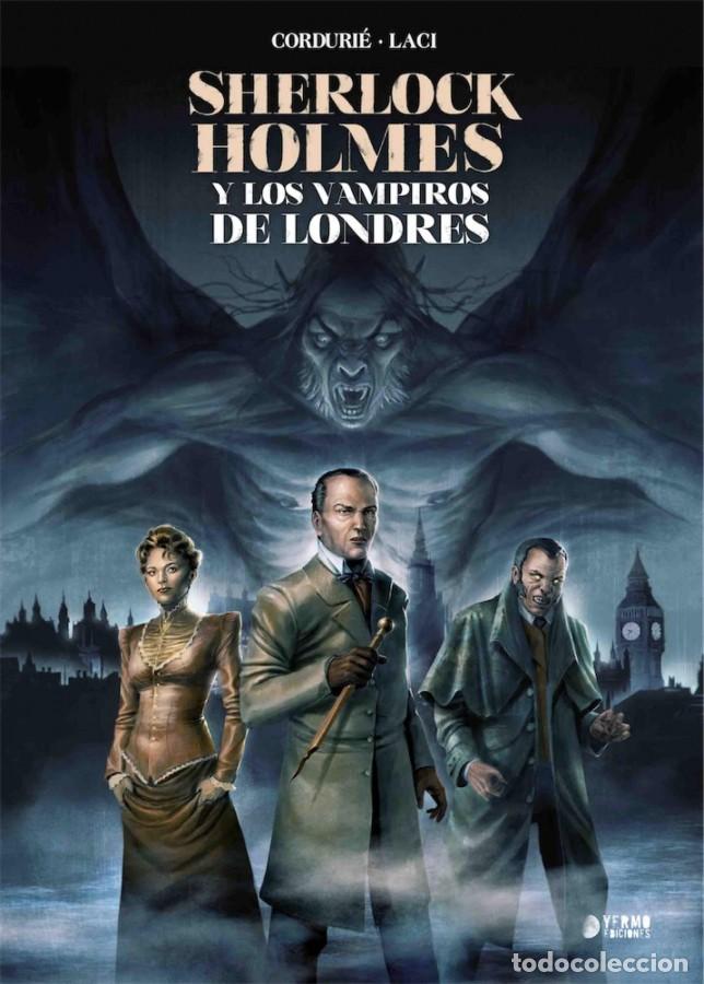 C&oacute;mics: SHERLOCK HOLMES Y LOS VAMPIROS DE LONDRES YERMO EDICIONES - Foto 1