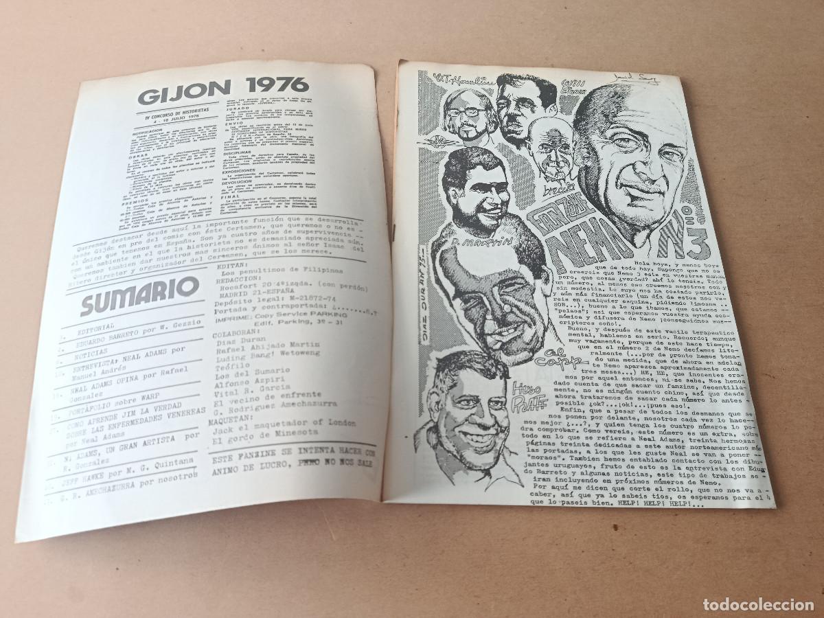 C&oacute;mics: NEMO N&ordm; 3 EXTRA - FANZINE DE LA HISTORIETA - MADRID - Foto 2