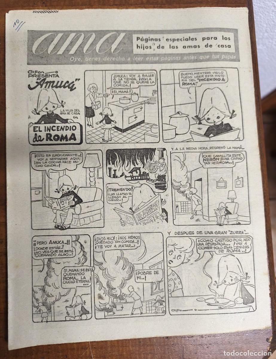 Comics: AMUCA - P&Aacute;GINAS ESPECIALES PARA LOS HIJOS DE LAS AMAS DE CASA- N&ordm; 10 EL INCENDIO DE ROMA