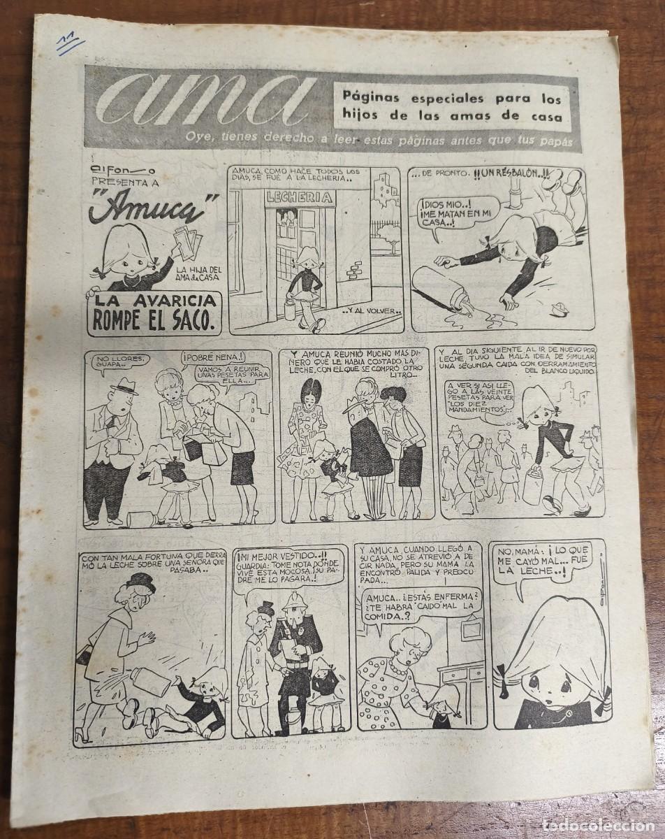 Comics: AMUCA - P&Aacute;GINAS ESPECIALES PARA LOS HIJOS DE LAS AMAS DE CASA- N&ordm; 11 LA AVARICIA ROMPE EL SACO