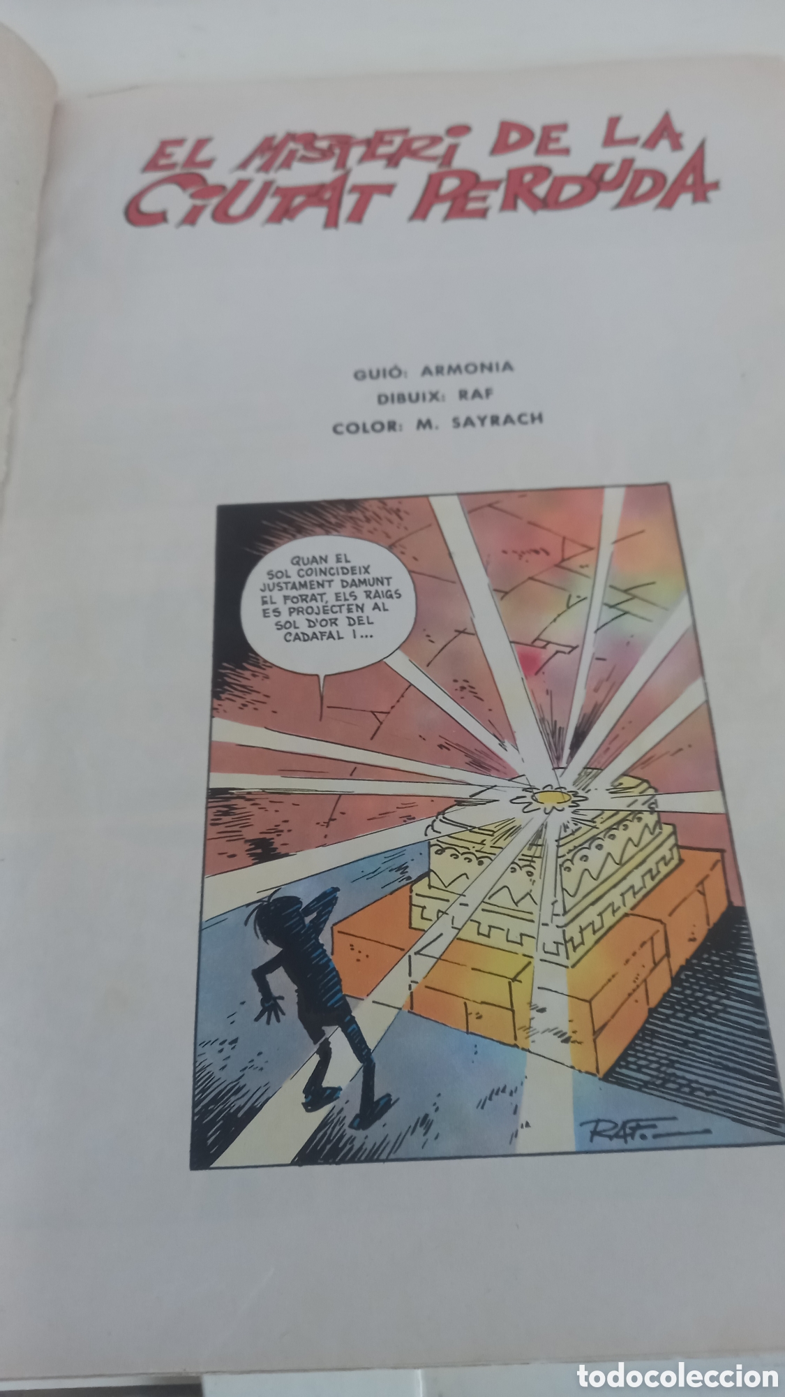 C&oacute;mics: EL MISTERI DE LA CIUTAT PERDUDA. Dib: RAF. Ed: LA XARXA. Catal&agrave; - Foto 2