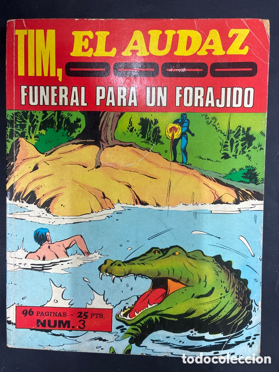 C&oacute;mics: COMIC TIM EL AUDAZ N&ordm; 3 DE LA COLECCION EDITORIAL EURODIT - Foto 1