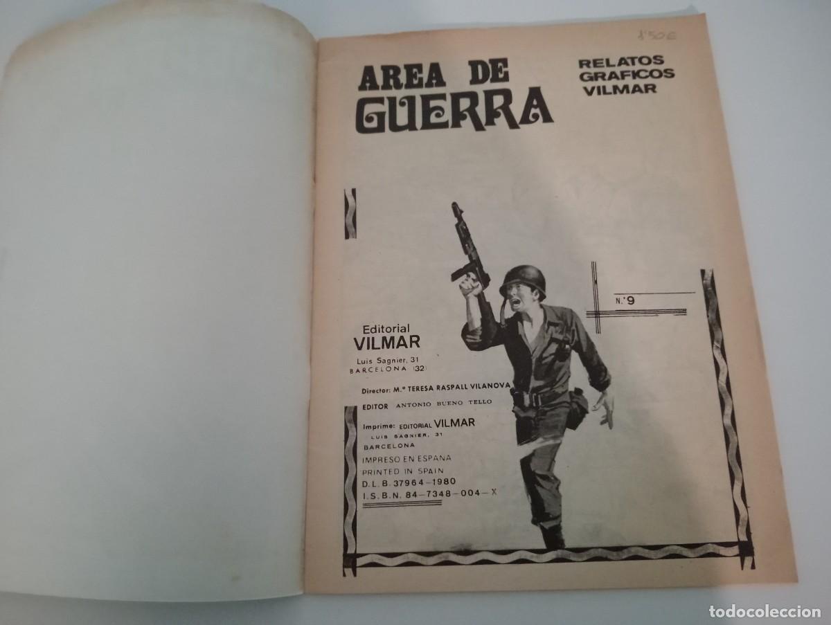 C&oacute;mics: &Aacute;REA DE GUERRA N.&ordm; 9 (DE 26). EL ESP&Iacute;A. GRAPA. VILMAR. 1981. - Foto 3