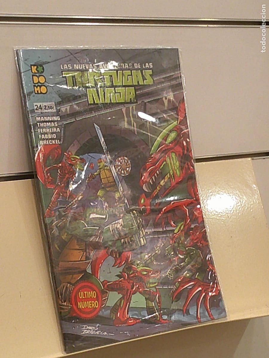 C&oacute;mics: LAS NUEVAS AVENTURAS DE LAS TORTUGAS NINJA N&ordm; 24 ULTIMO NUMERO KODOMO - ECC - Foto 1