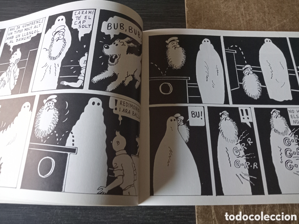 C&oacute;mics: TINTIN A BARCELONA - EDICION PIRATA - TEXTO EN CATALAN - Foto 3