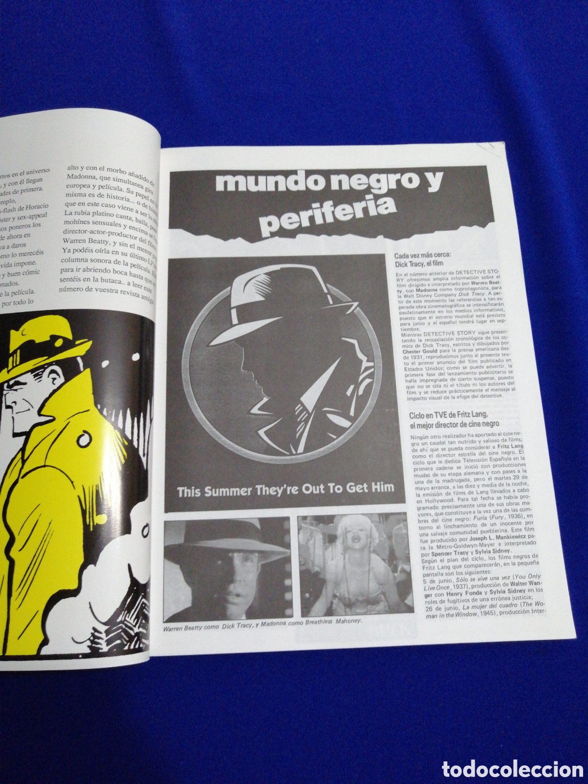 C&oacute;mics: DETECTIVE STORY 4 DICK TRACY- CONTIENE POSTER - Foto 4