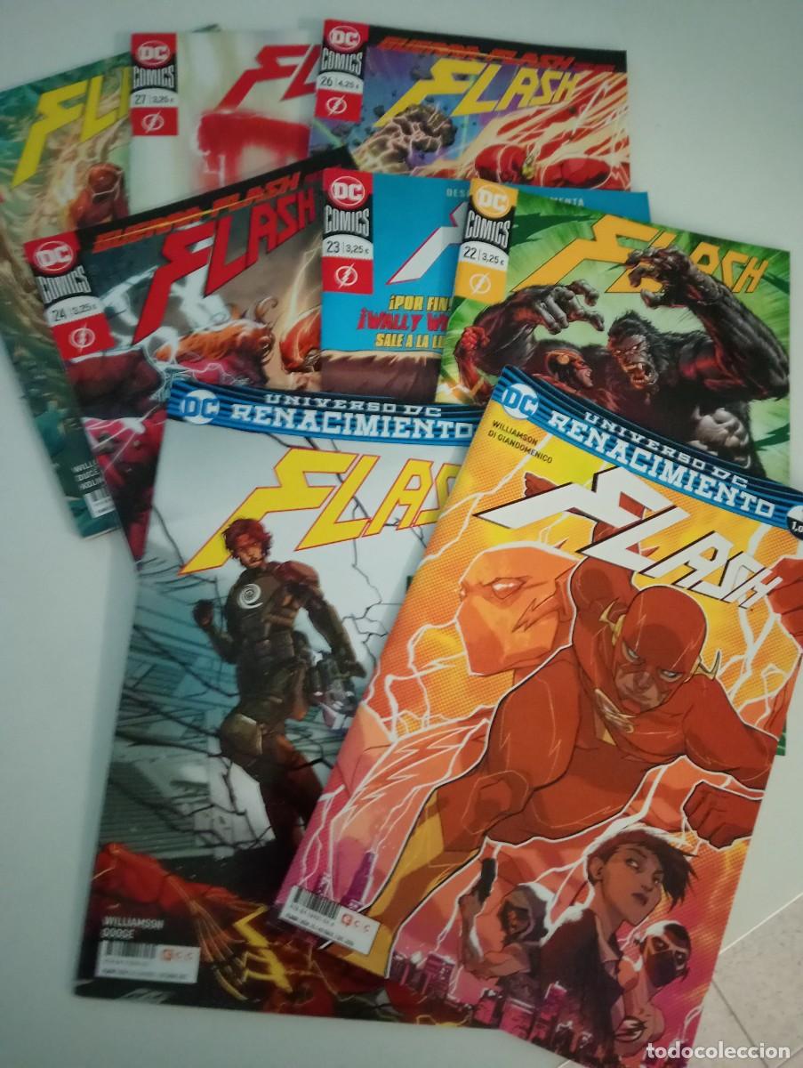C&oacute;mics: LOTE CON 8 EJEMPLARES DE FLASH (DE 88). GRAPA. ECC. DC. 2016 &ndash; 19. - Foto 1
