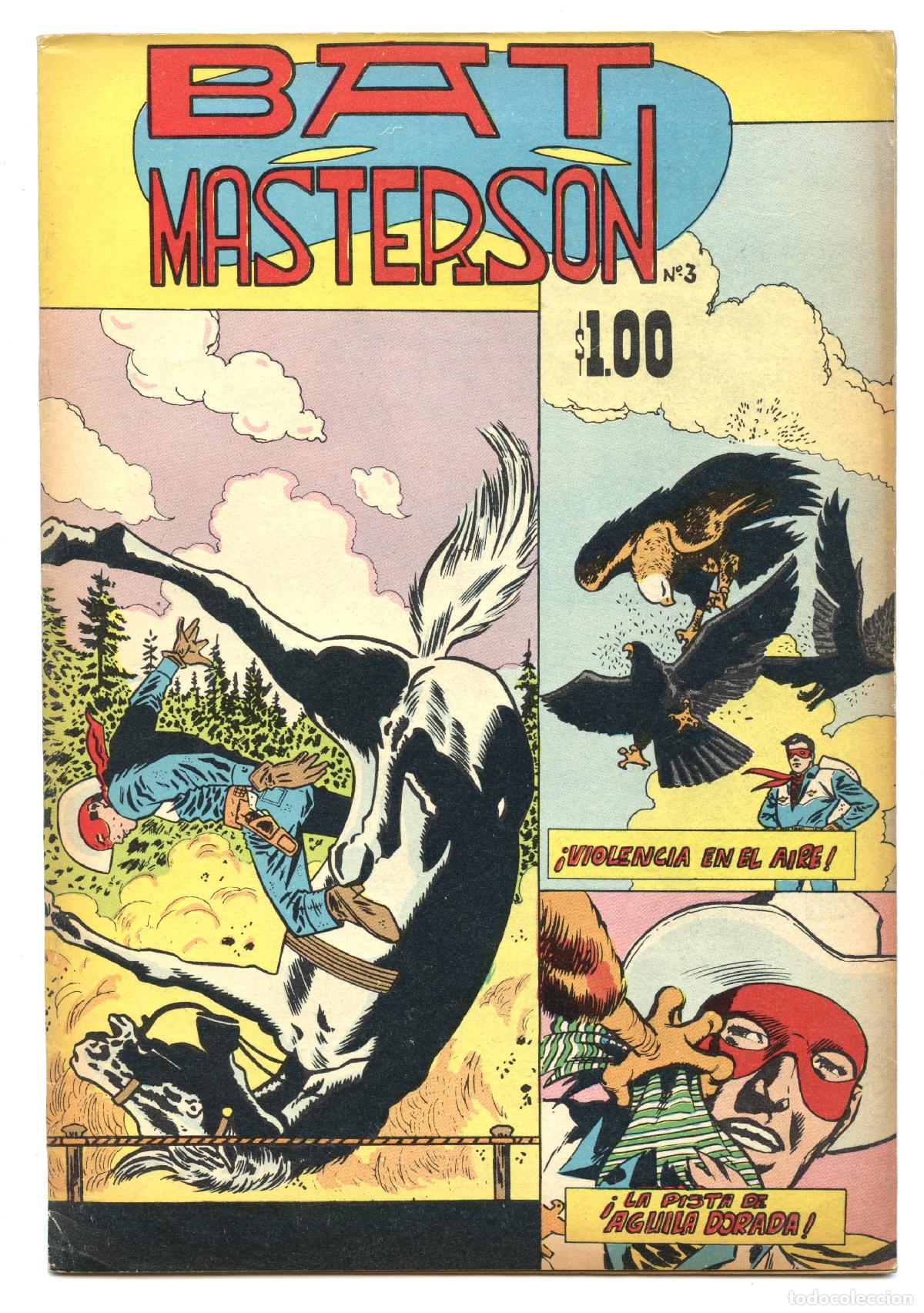 C&oacute;mics: BAT MASTERSON n.3 (Export newspaper service de Mexico ,1959) - Foto 1