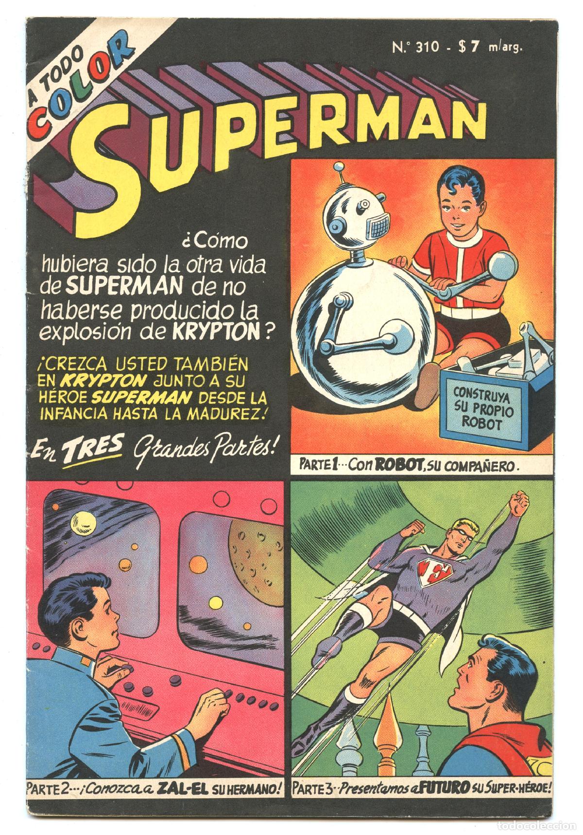 C&oacute;mics: SUPERMAN n.310 (Muchnik Editores, 1960) - Foto 1