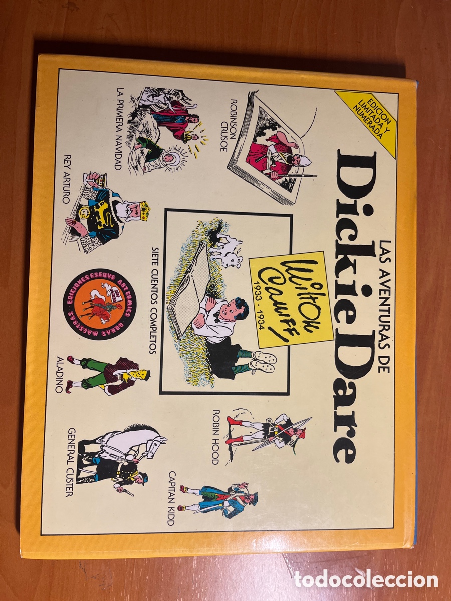 C&oacute;mics: LAS AVENTURAS DE DICKIE DAR&Eacute;, WILTON CAUIFF, (COMICS ARTS/EDICIONES ASEUVE), EDICI&Oacute;N NUMERADA!!!