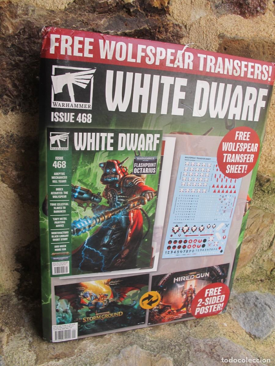 C&oacute;mics: WHITE DWARF ISSUE 468. EN INGLES. WARHAMMER EN SU SOBRE COMPLETO CON POSTER - Foto 1