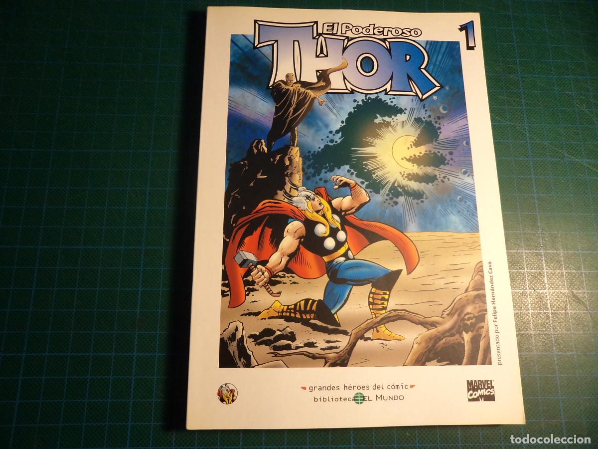 C&oacute;mics: Grandes heroes del comic. Biblioteca el mundo. N&ordm; 41. El poderoso Thor. - Foto 1