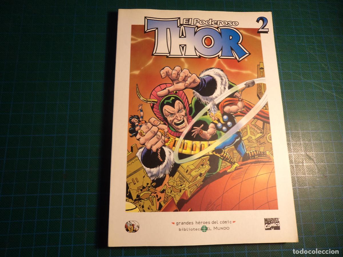 C&oacute;mics: Grandes heroes del comic. Biblioteca el mundo. N&ordm; 42. El poderoso Thor. - Foto 1