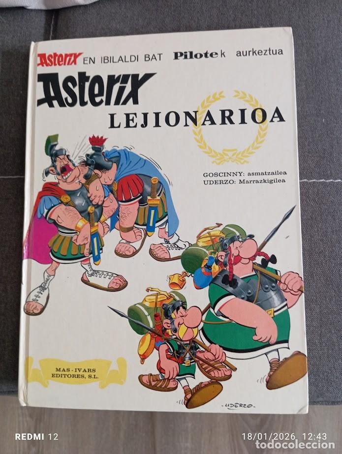 C&oacute;mics: ASTERIX LEJIONARIOA 1976 EUSKARAZ VASCO BASQUE - Foto 1
