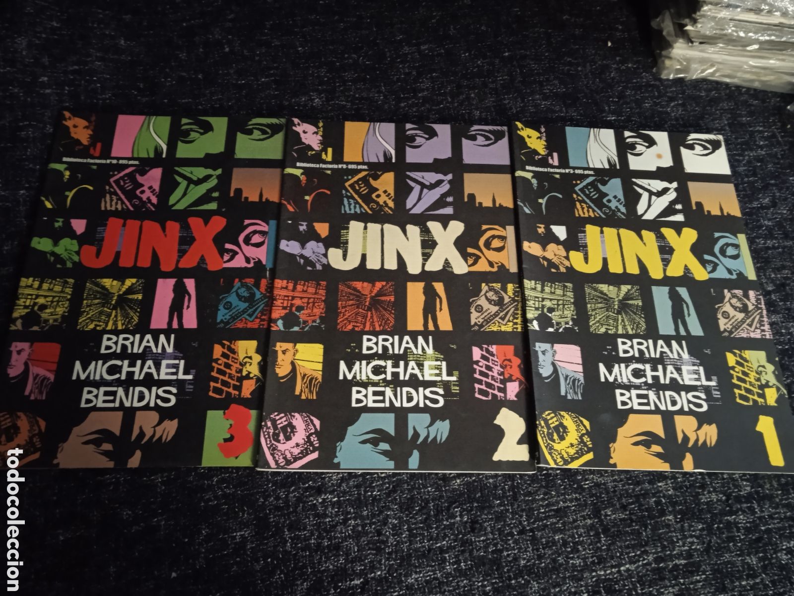 C&oacute;mics: JIN X - SERIE COMPLETA EN 3 EJEMPLARES / AUTORES : BRIAN - MICHAEL - BENDIS - Foto 1