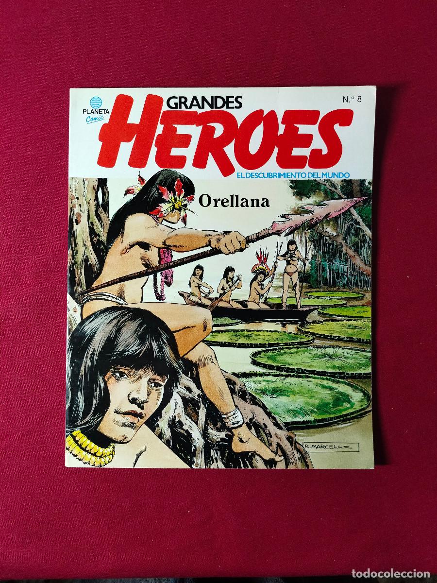 C&oacute;mics: Comic Grandes Heroes. Orellana. Num 8. - Foto 2