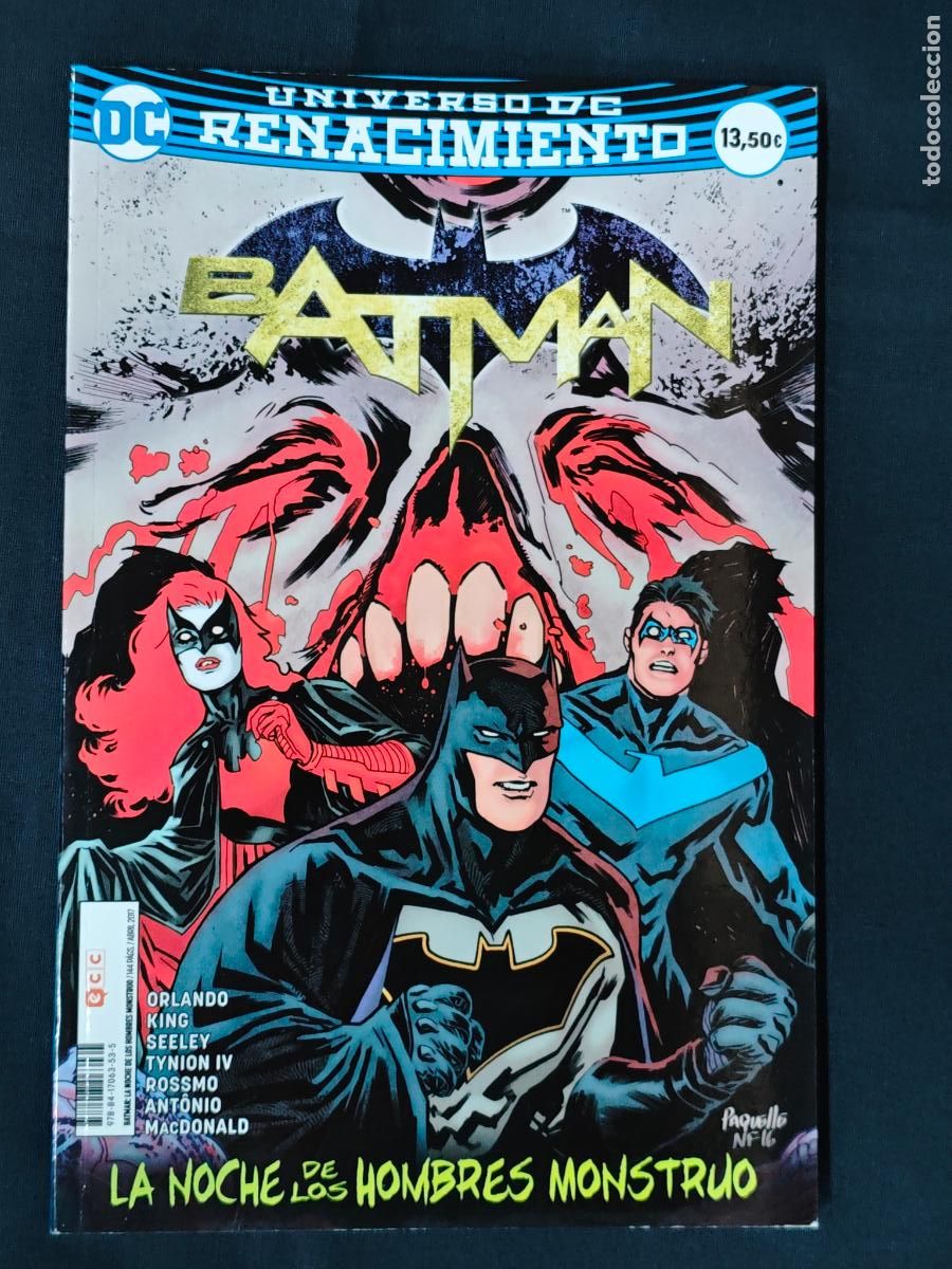 C&oacute;mics: BATMAN - LA NOCHE DE LOS HOMBRES MONSTRUO - ECC - Foto 1