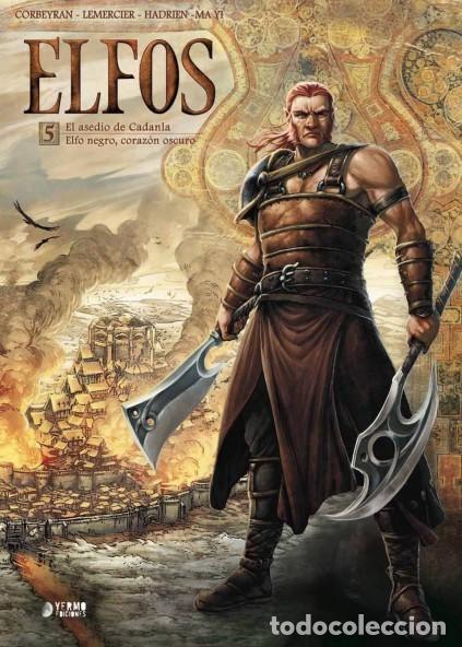 C&oacute;mics: ELFOS El asedio de Cadanla / Elfo negro, coraz&oacute;n oscuro 5 [de 17] YERMO EDICIONES - Foto 1