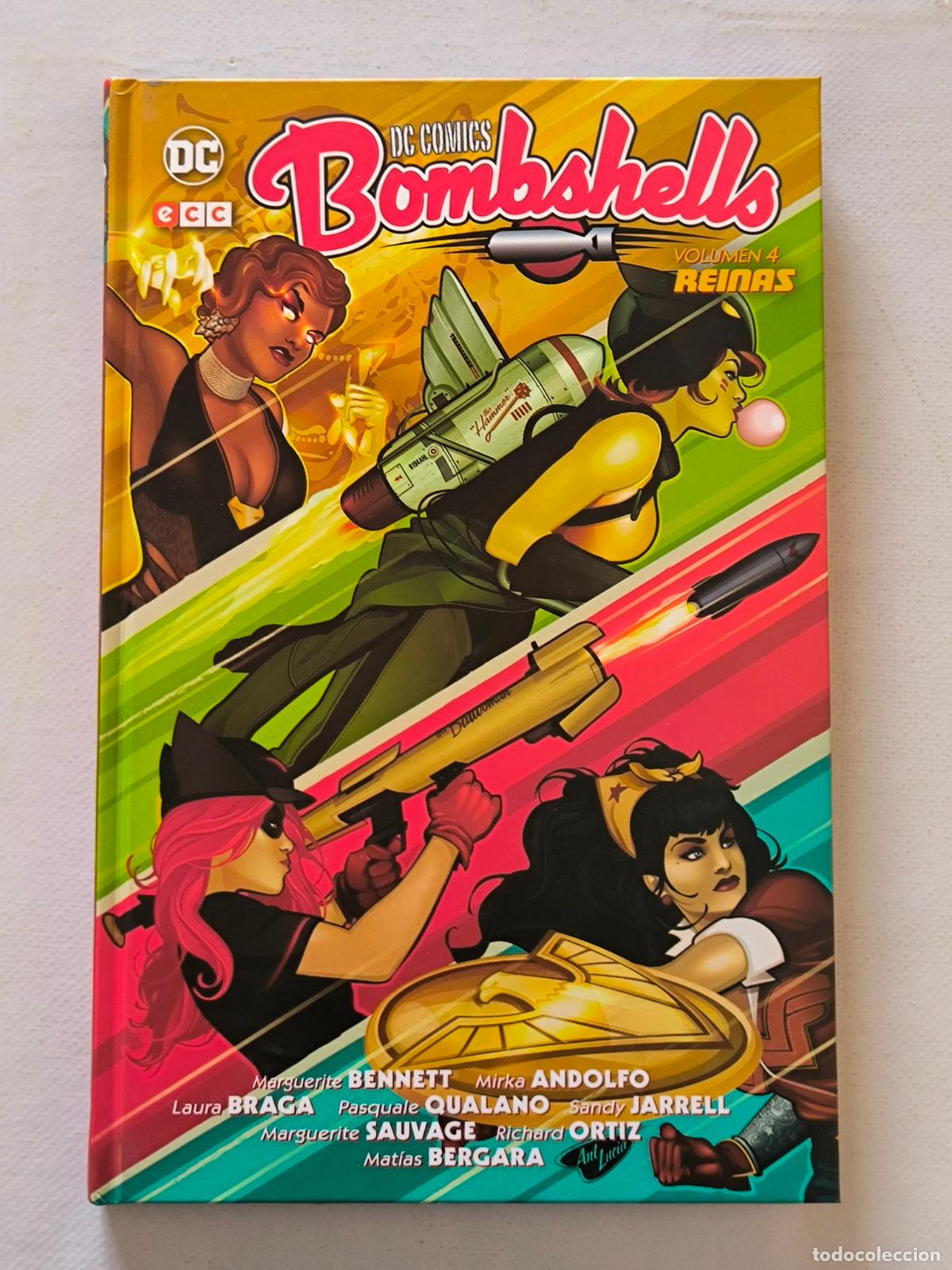 C&oacute;mics: BOMBSHELLS VOLUMEN 4 - REINAS - DC - ECC - TAPA DURA - COMO NUEVO (8A*w) - Foto 1