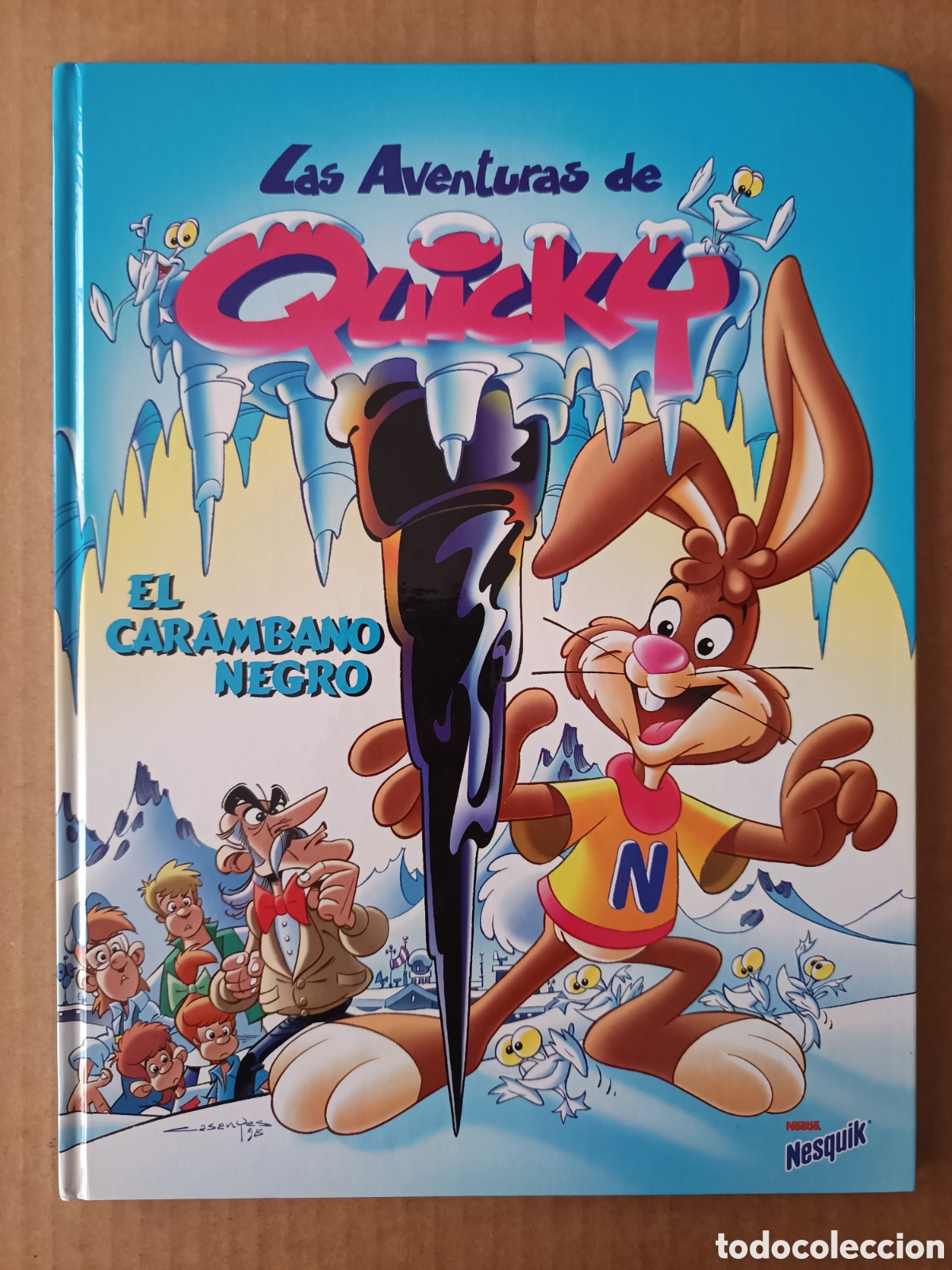 C&oacute;mics: Las Aventuras de Quicky: El Car&aacute;mbano Negro, por Casanyes (Nestl&eacute;, 1998). Nesquik.