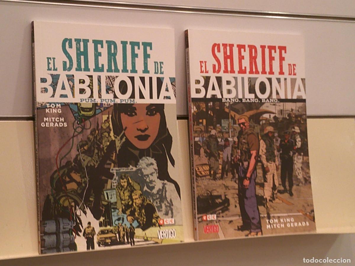 C&oacute;mics: EL SHERIFF DE BABILONIA COMPLETA 2 TOMOS TOM KING COLECCION VERTIGO - ECC OFERTA