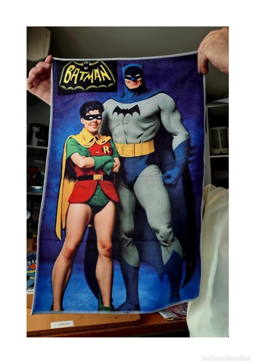 C&oacute;mics: Heroes en cada Lavada! Toalla para manos de Batman y Robin - Foto 1