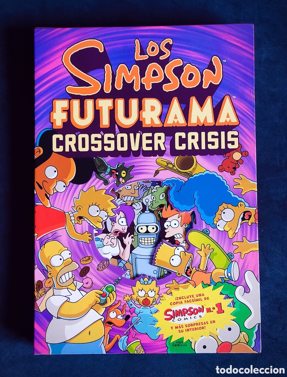 C&oacute;mics: Comic cofre Los Simpson - Futurama. Crossover Crisis - Foto 1
