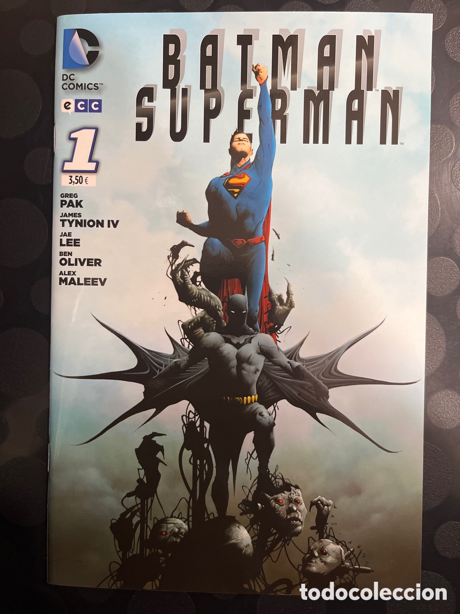 C&oacute;mics: BATMAN Y SUPERMAN N.1 ENCRUCIJADA DE MUNDOS DC ECC ( 2013/2016 )