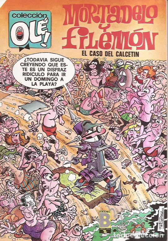 C&oacute;mics: C&Oacute;MIC MORTADELO Y FILEM&Oacute;N EL CASO DEL CALCETIN EDIC. B - Foto 1