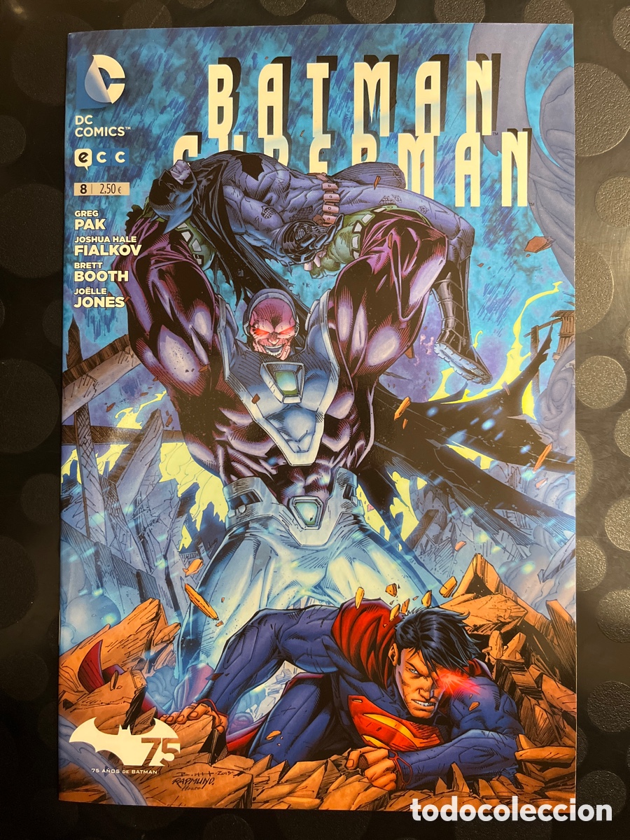 C&oacute;mics: BATMAN Y SUPERMAN N.8 LUCHA CONTRA EL JEFE DC ECC ( 2013/2016 )