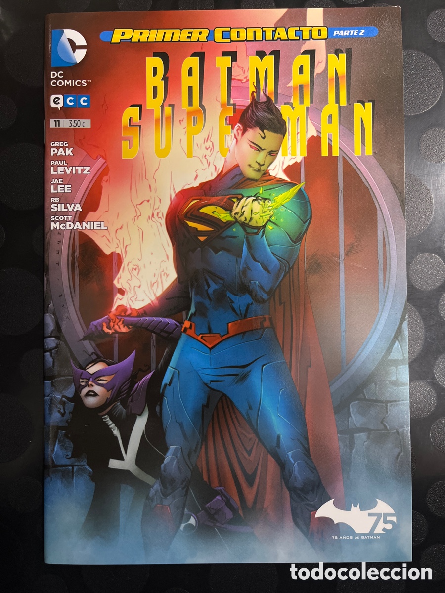 C&oacute;mics: BATMAN Y SUPERMAN N.11 PRIMER CONTACTO DC ECC ( 2013/2016 )