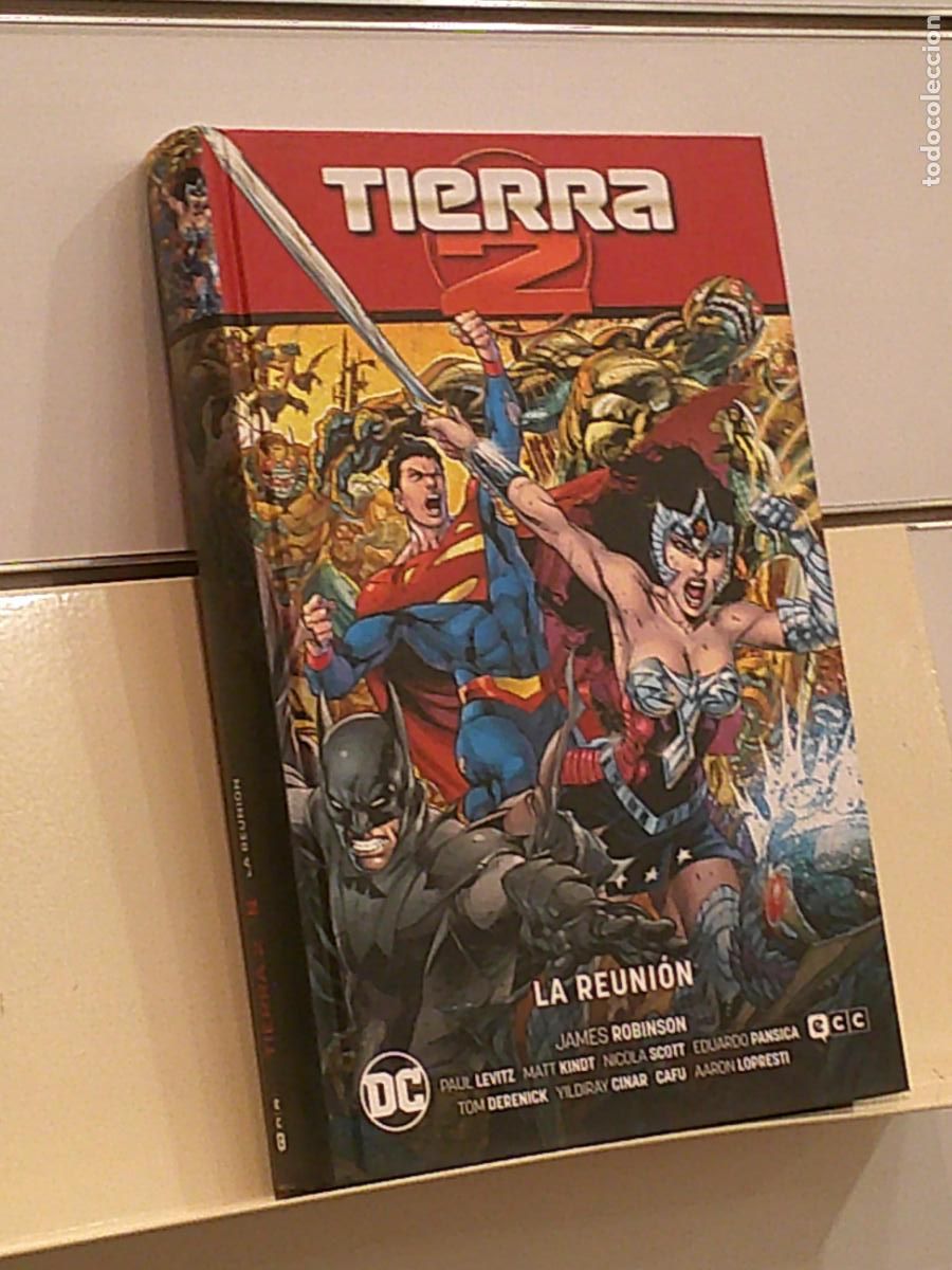 Comics : TIERRA 2 LA REUNION TOMO TAPA DURA DC - ECC OFERTA