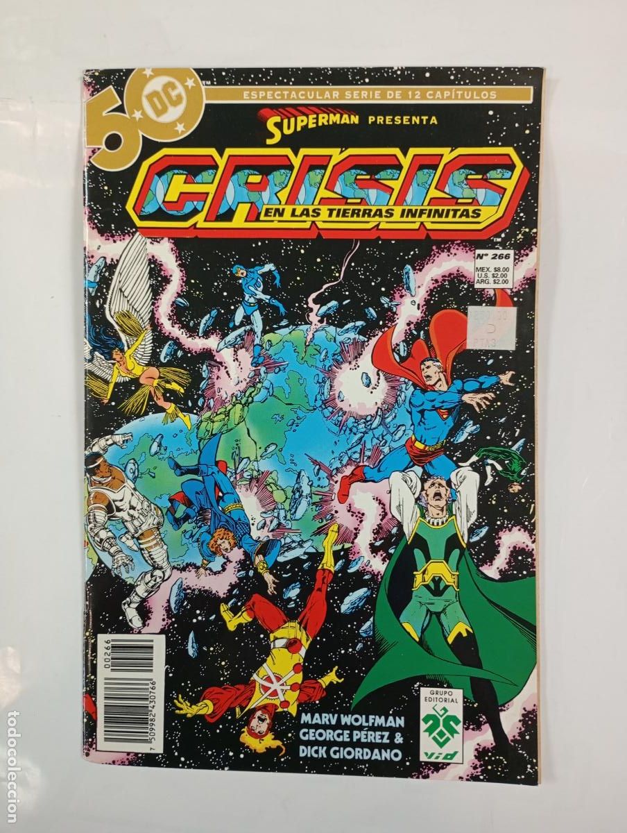 C&oacute;mics: SUPERMAN N&ordm; 266. CRISIS EN LAS TIERRAS INFINITAS. DC COMICS. TDKC33 - Foto 1
