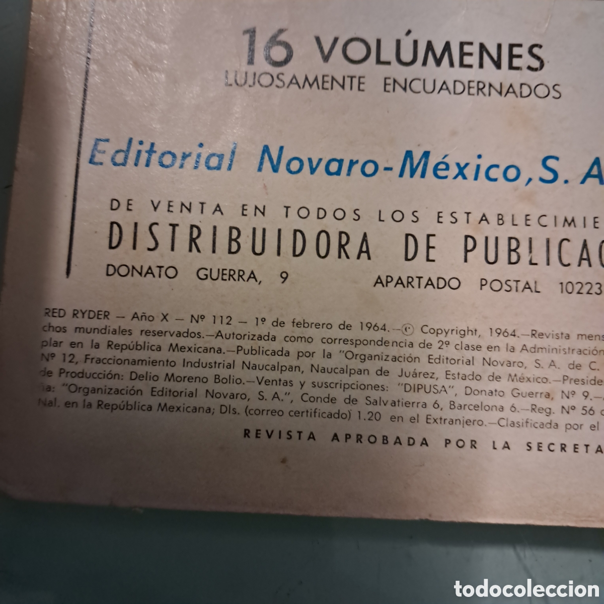 C&oacute;mics: Red Ryder, Novaro, n&uacute;mero 112 - Foto 2