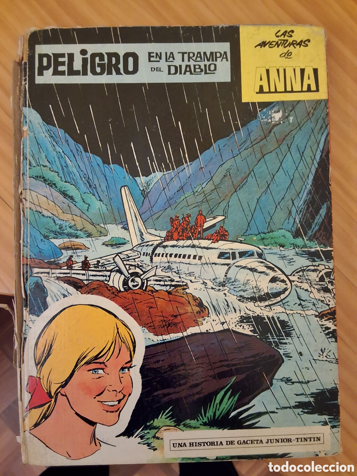 C&oacute;mics: Peligro en la trampa del diablo aventuras Anna comic a&ntilde;o 1966 historias de la Gaceta Tintin