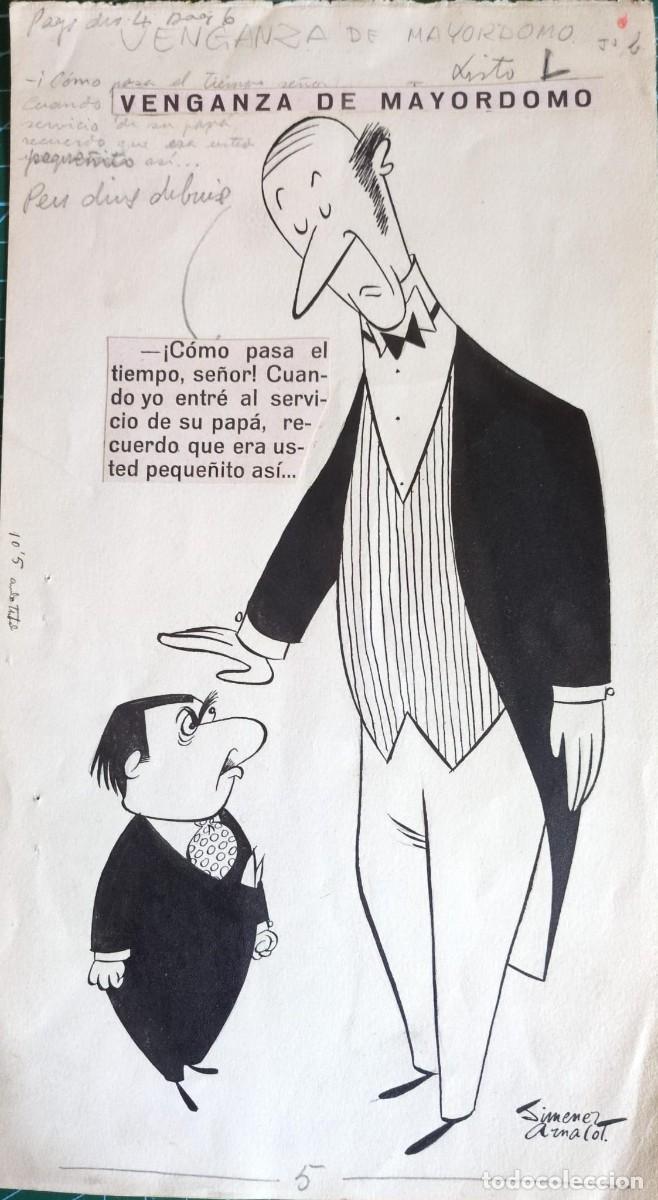 C&oacute;mics: Dibujo original del TBO de Arnalot - Foto 1
