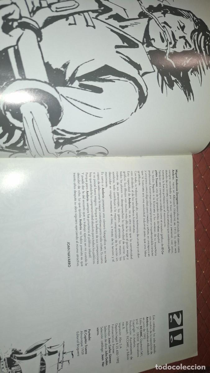 C&oacute;mics: Catalogo. Exposicion Ambros. 1992. El capitan trueno - Foto 2